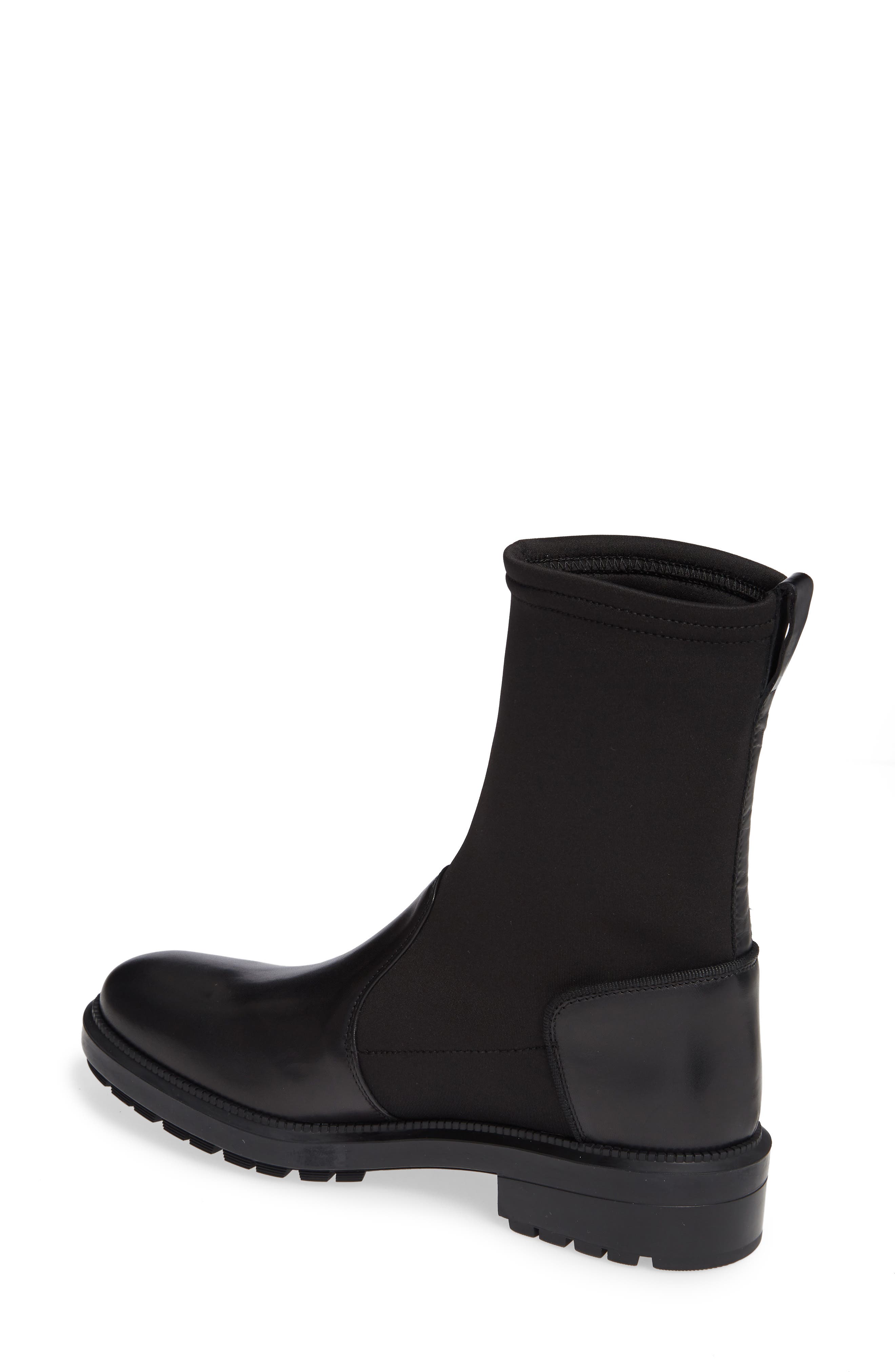 Leoda Ankle Water Resistant Boot, Alternate, color, BLACK
