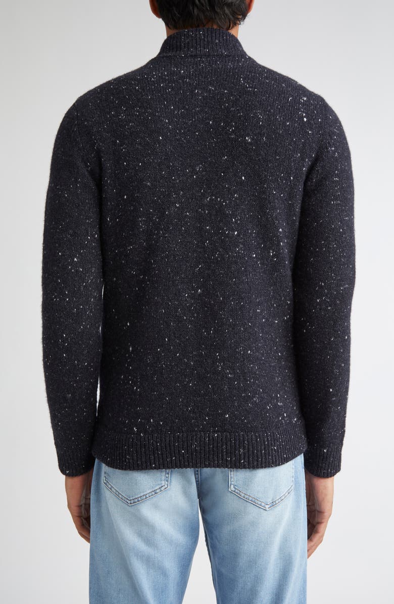 Eleventy Wool & Silk Blend Zip Cardigan, Alternate, color, 11N New Blue