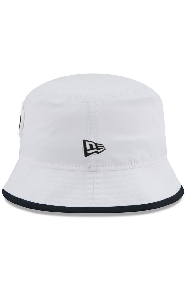 New Era Men's New Era  White Houston Texans 2025 NFL Training Camp Stretch Bucket Hat, Alternate, color, White