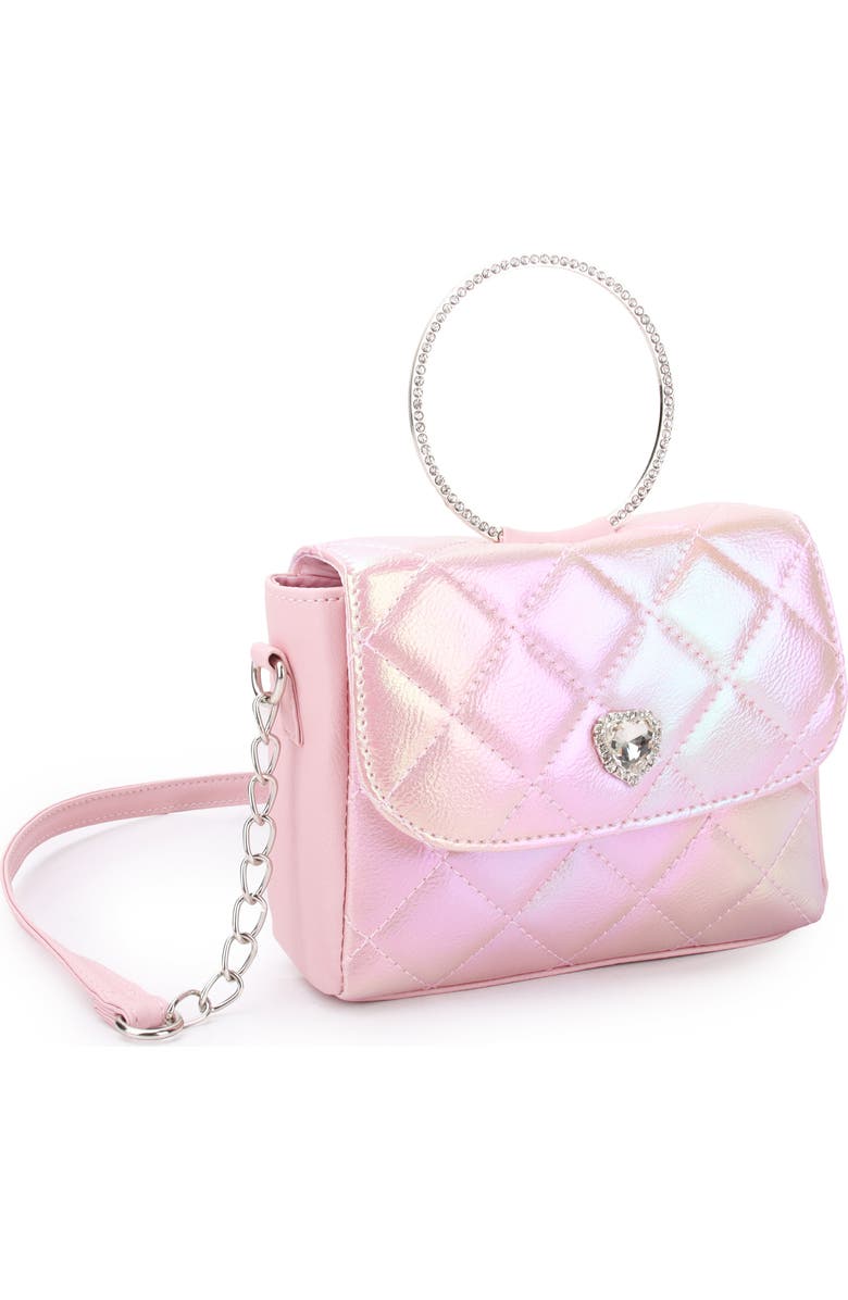 OMG Accessories Kids' Heart Holo Handle, Alternate, color, Mauve