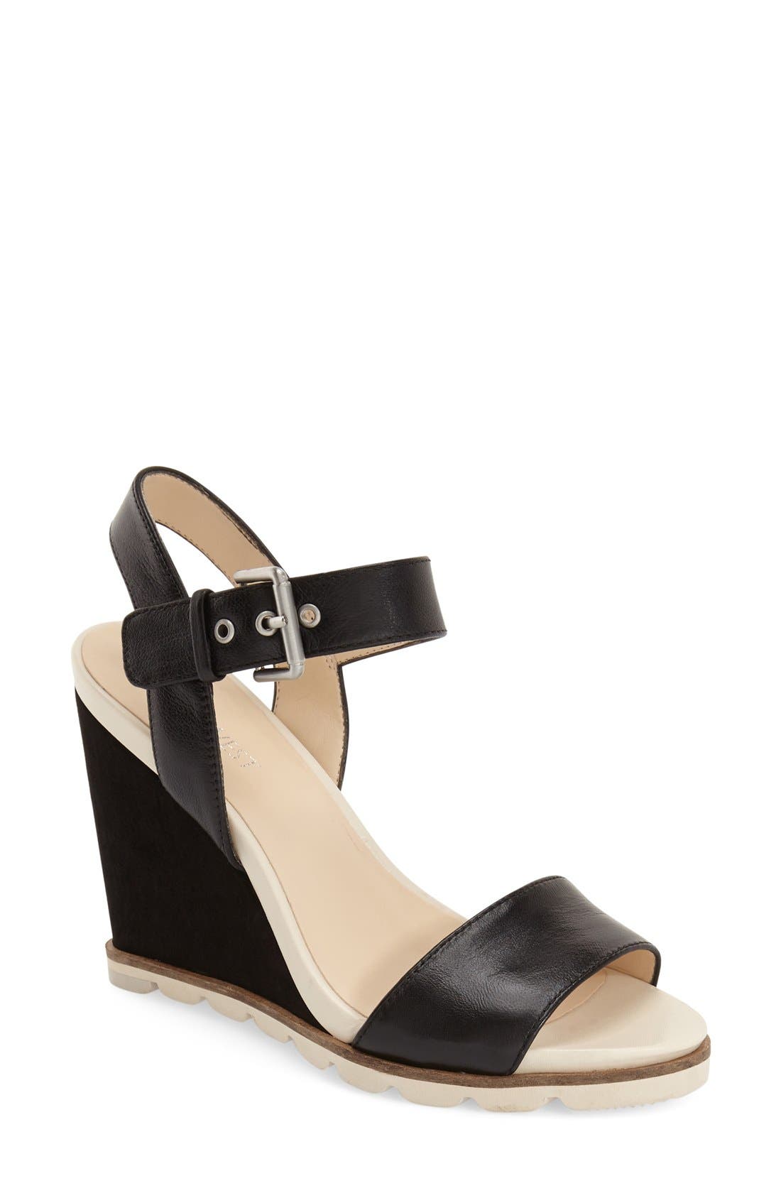 Nine West 'Gronigen' Wedge Sandal, Main, color, 