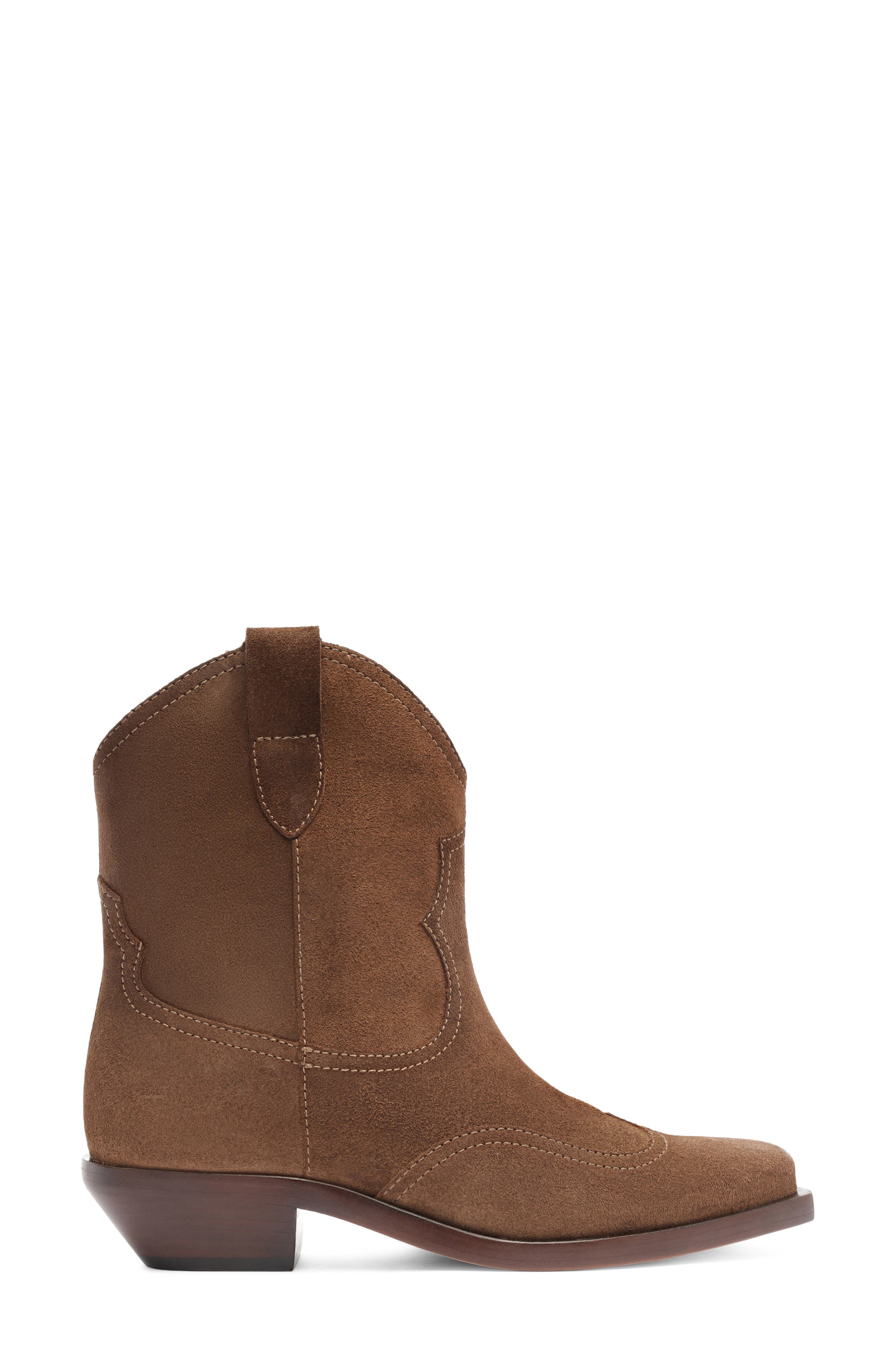 Nash Leather Bootie, Alternate, color, BROWN