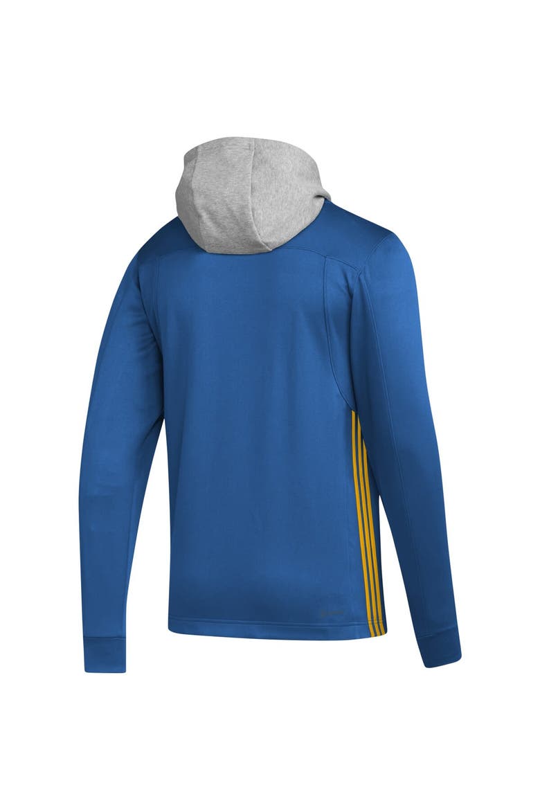 Men's adidas Blue St. Louis Blues Refresh Skate Lace AEROREADY Pullover Hoodie, Alternate, color, Blue