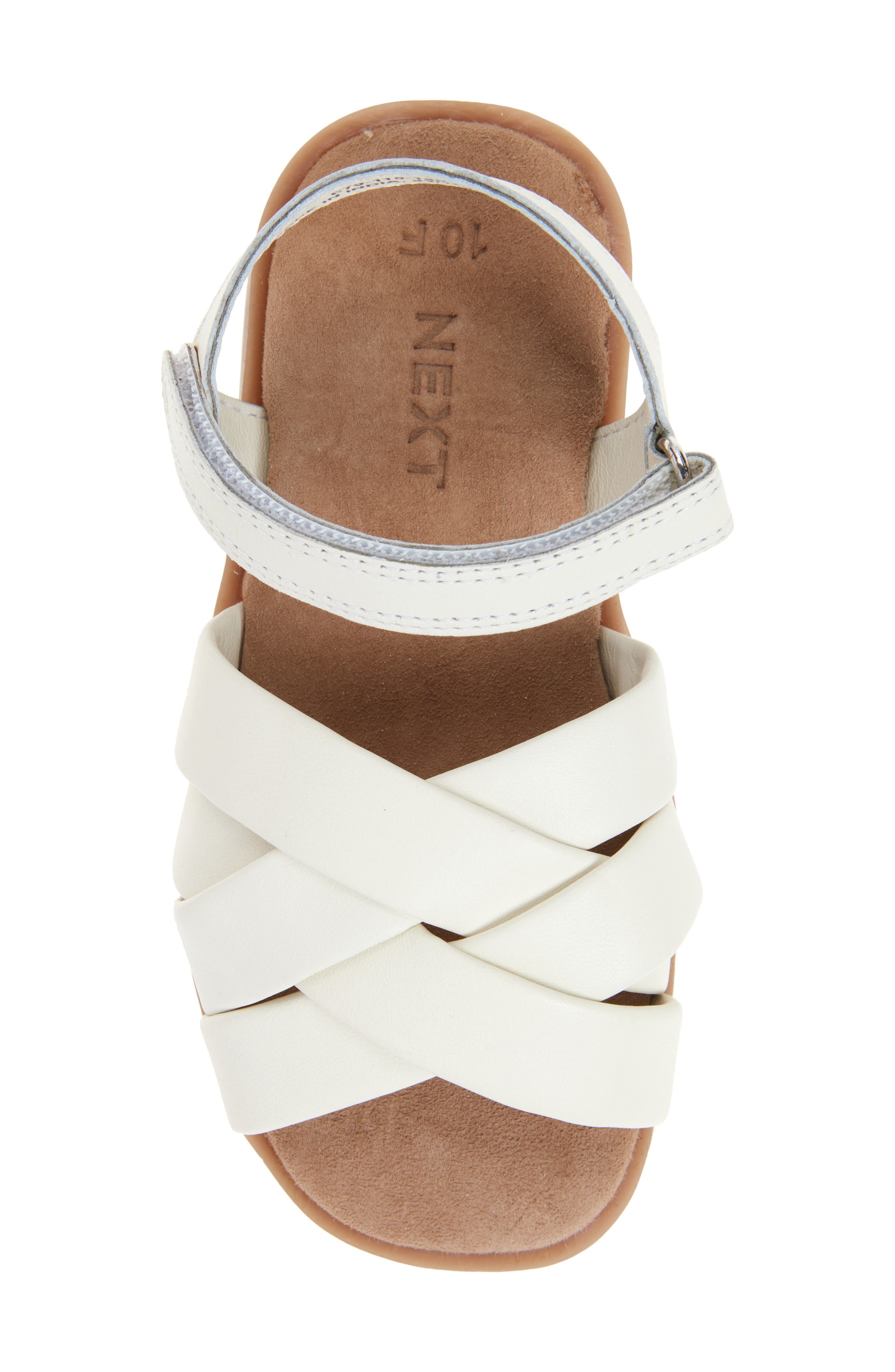 NEXT Kids' Ankle Strap Sandal, Alternate, color, Cream