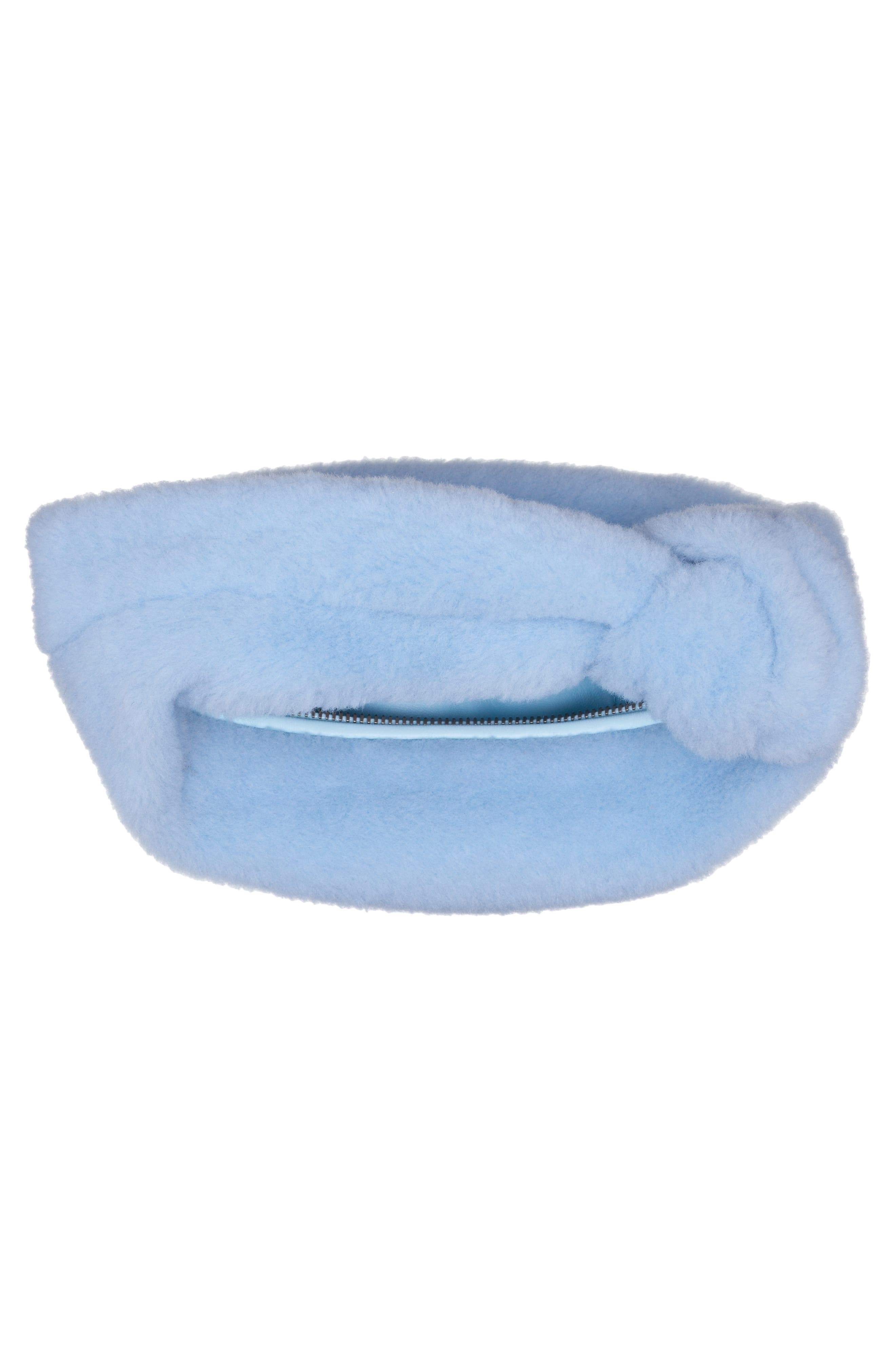 Bottega Veneta Mini Jodie Genuine Shearling Hobo, Alternate, color, 