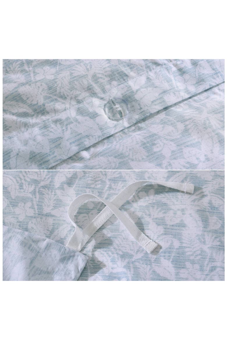 Costa Blanca Duvet Cover & Sham Set, Alternate, color, BLUE SKY