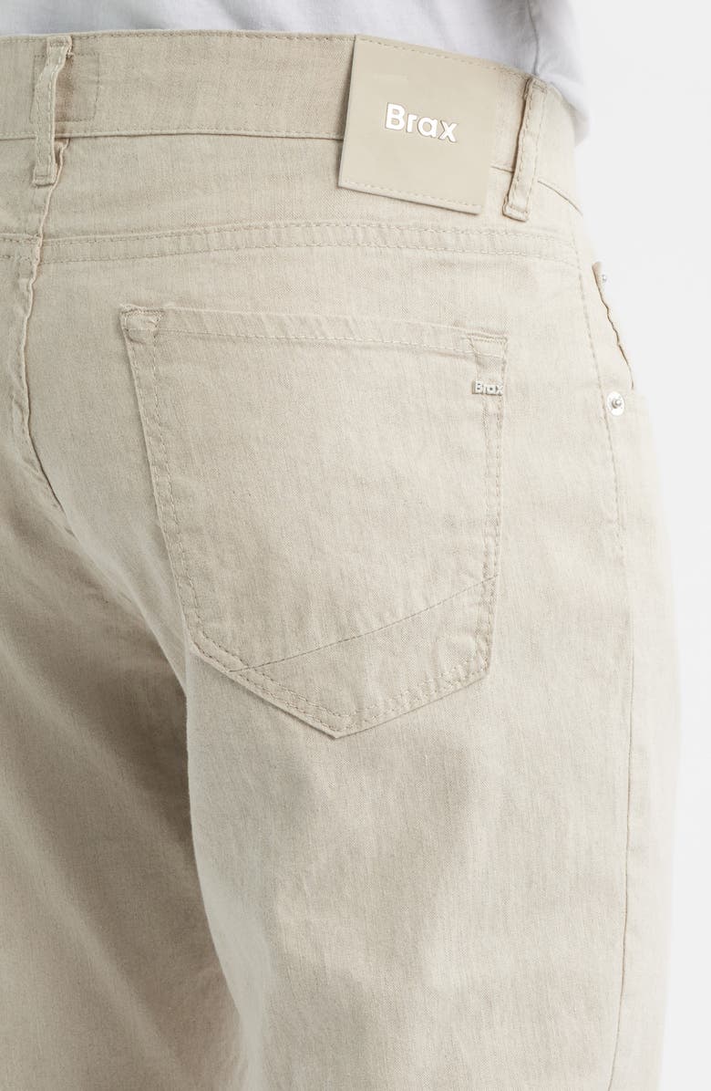 Brax Chuck Modern Fit Linen Blend Five-Pocket Pants, Alternate, color, 58-Beach