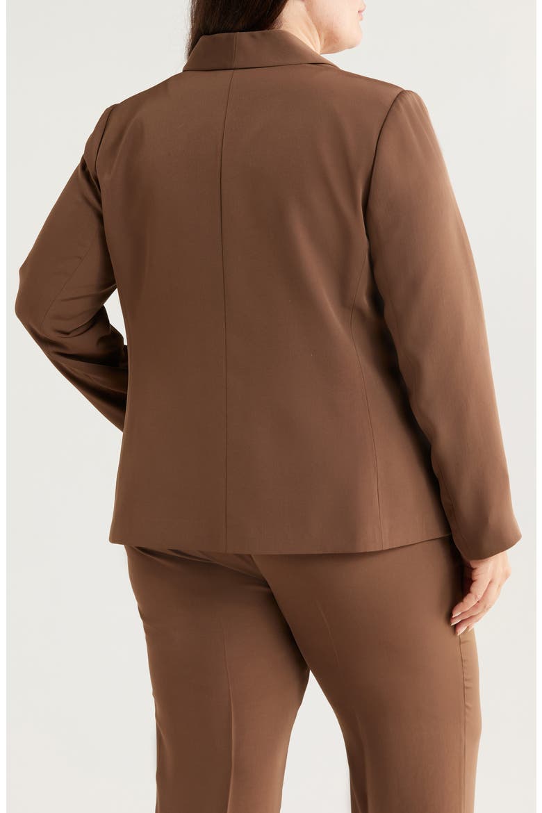 Brushed Woven One-Button Blazer, Alternate, color, PUTTY