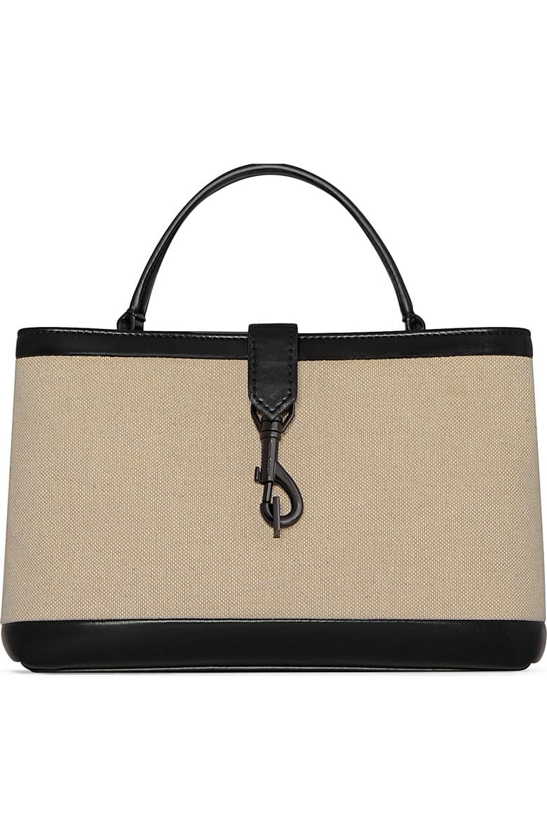 Rebecca Minkoff Megan Surplus Cotton & Hemp Canvas Top Handle Bag, Main, color,
