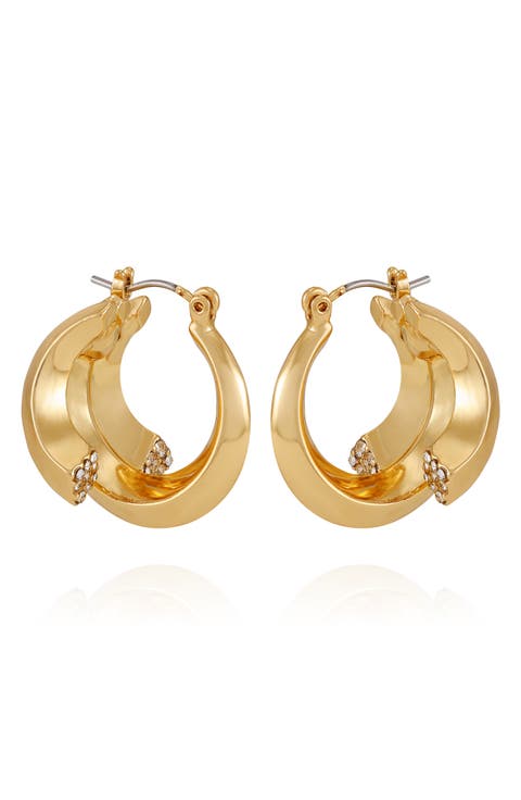 Sculptural Hoop Earrings