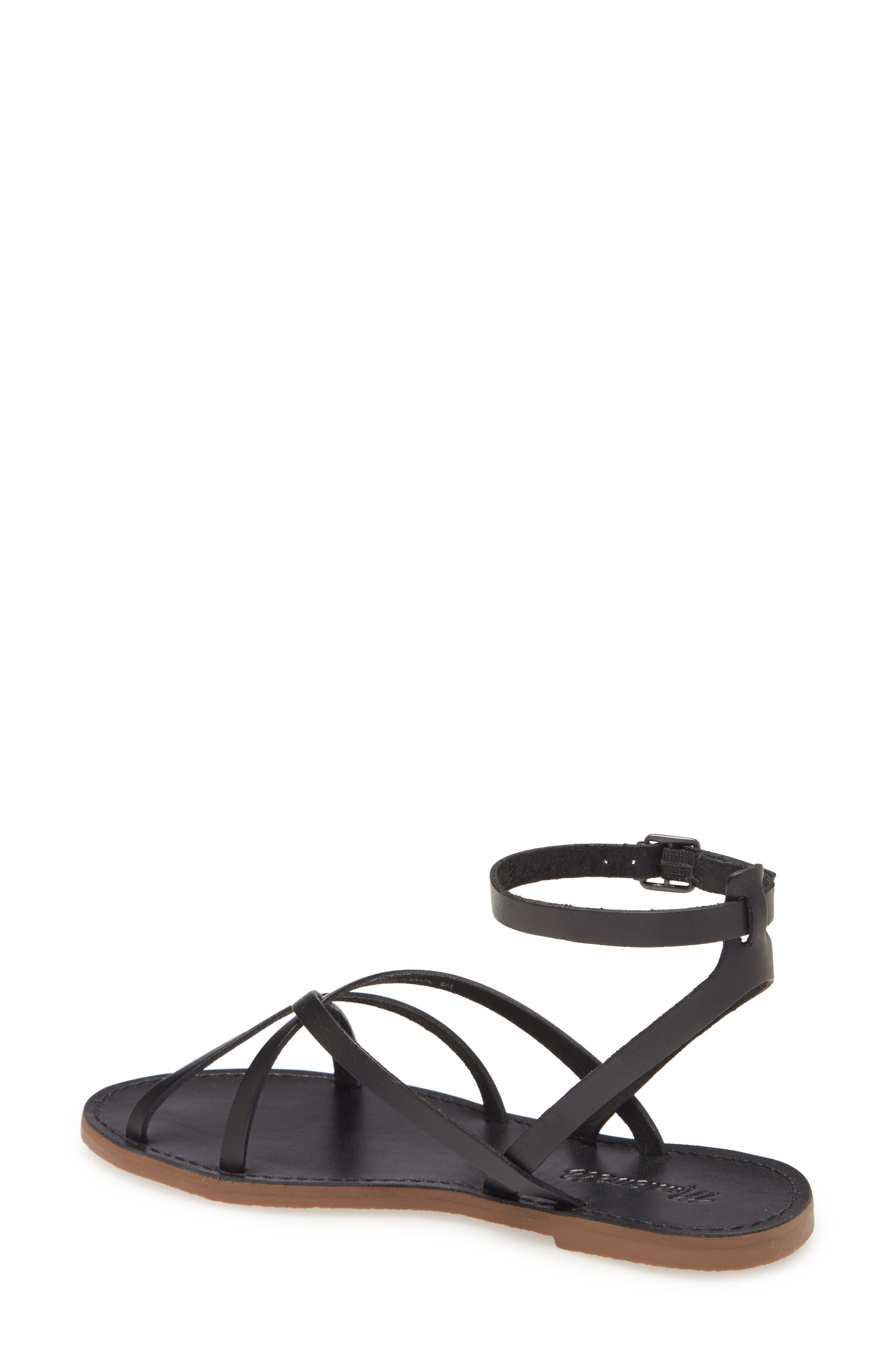 Madewell The Boardwalk Skinny Strap Sandal, Alternate, color, 