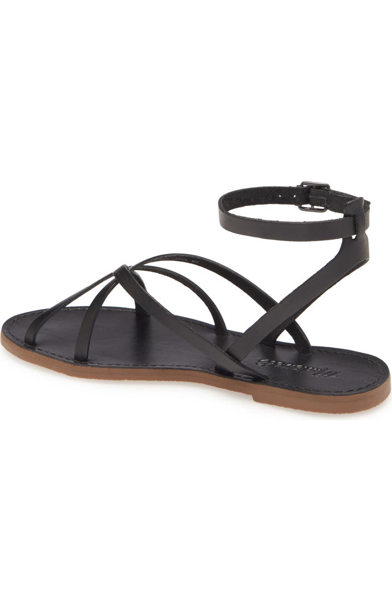 Madewell The Boardwalk Skinny Strap Sandal, Alternate, color,