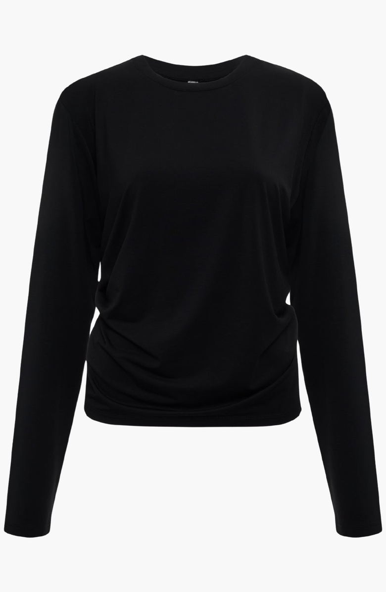 Thirty Years Modal Long Sleeve Tee, Alternate, color, Black