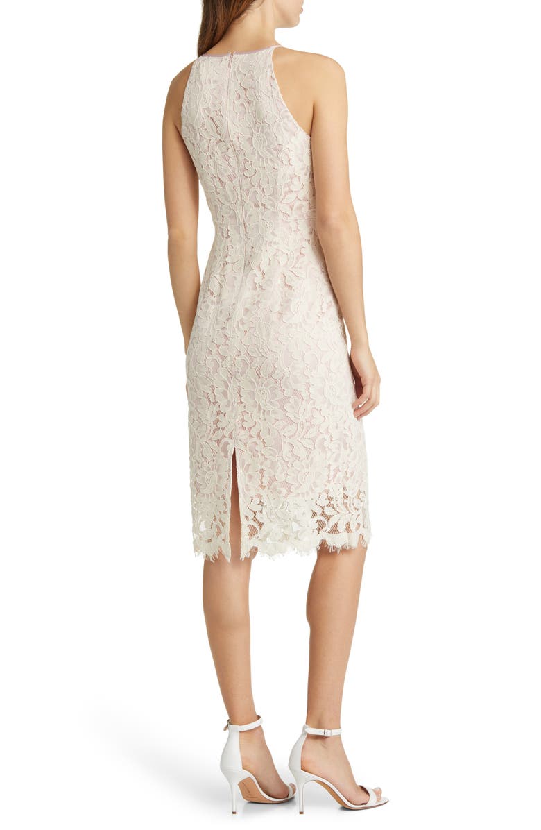 Eliza J Lace Sheath Dress, Alternate, color, 