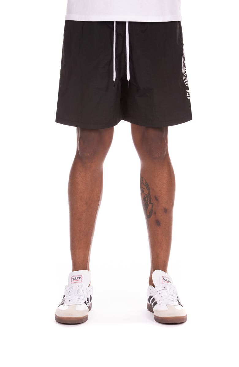 Billionaire Boys Club BB Helmet Nylon Drawstring Shorts, Main, color, Black