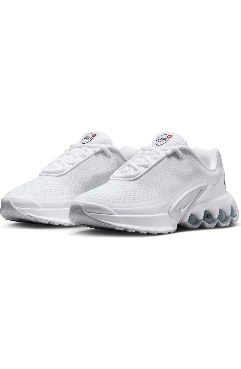 Nike Kids' Air Max DN Sneaker, Main, color, White/ Metallic Silver/ White