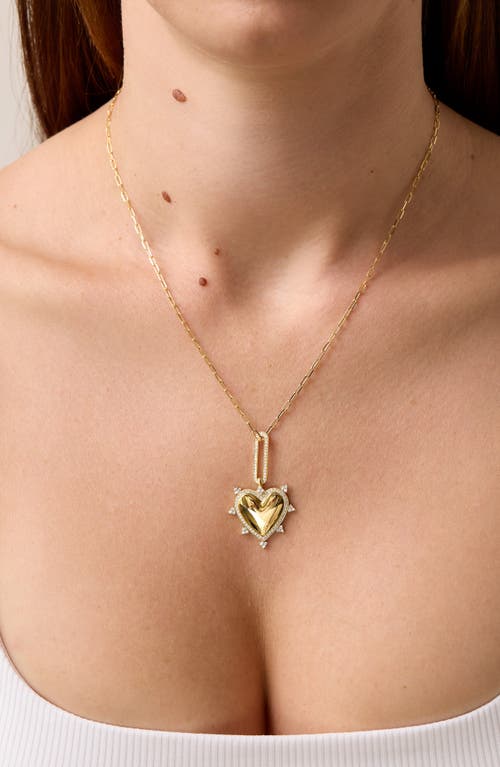 Bony Levy Icon Pavé Diamond Heart Pendant Necklace