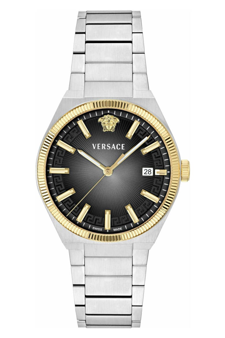 V-Leo Bracelet Watch, 39mm, Main, color, STEEL
