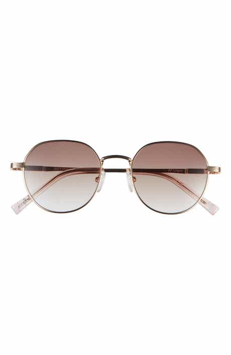 Le Specs Odyssey 51mm Round Sunglasses