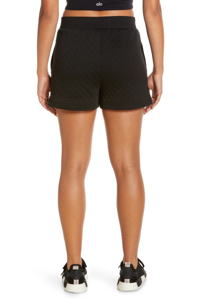 Quilted Arena Boxing Shorts, Alternate, color, BLACK