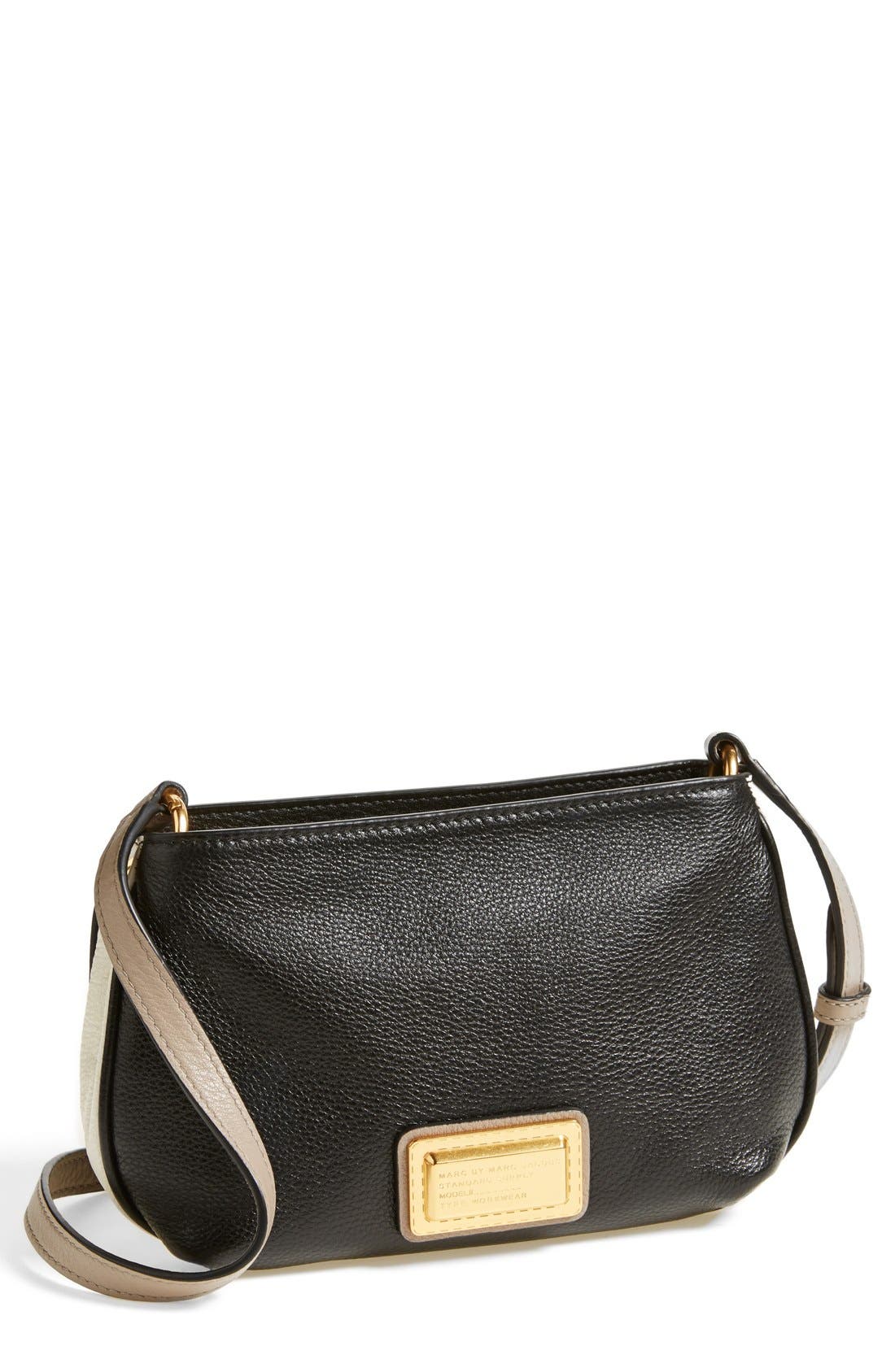 MARC BY MARC JACOBS 'Percy' Crossbody Bag, Main, color, BLACK MULTI