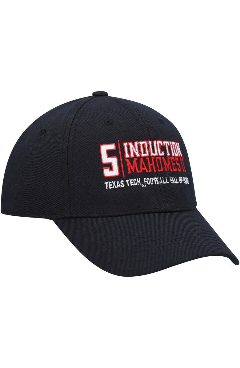 Under Armour Men's Under Armour Patrick Mahomes Black Texas Tech Red Raiders Football Hall of Fame Adjustable Hat, Alternate, color, 