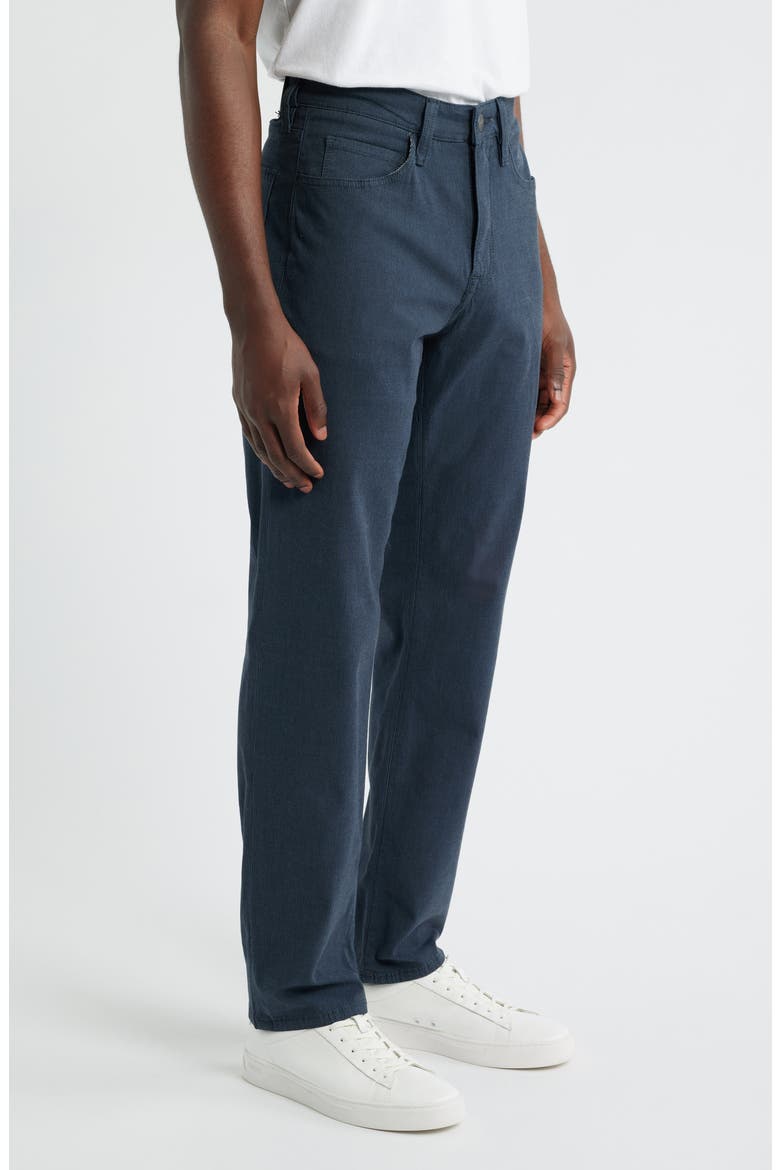 Charisma Relaxed Straight Leg Twill Pants, Alternate, color, NAVY HERRINGBONE