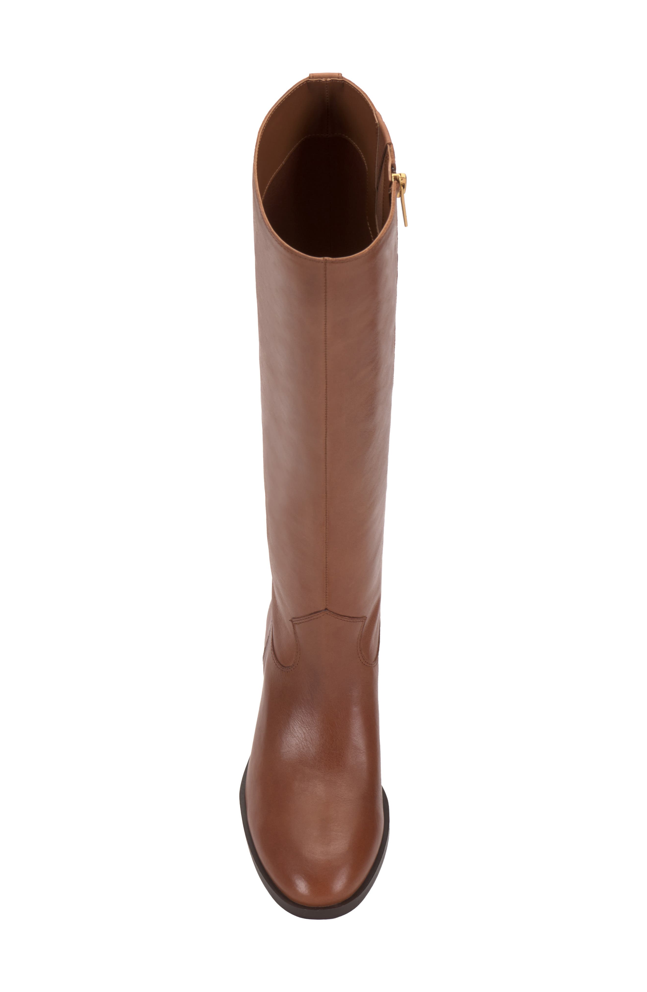Bercla Knee High Boot, Alternate, color, BRANDY