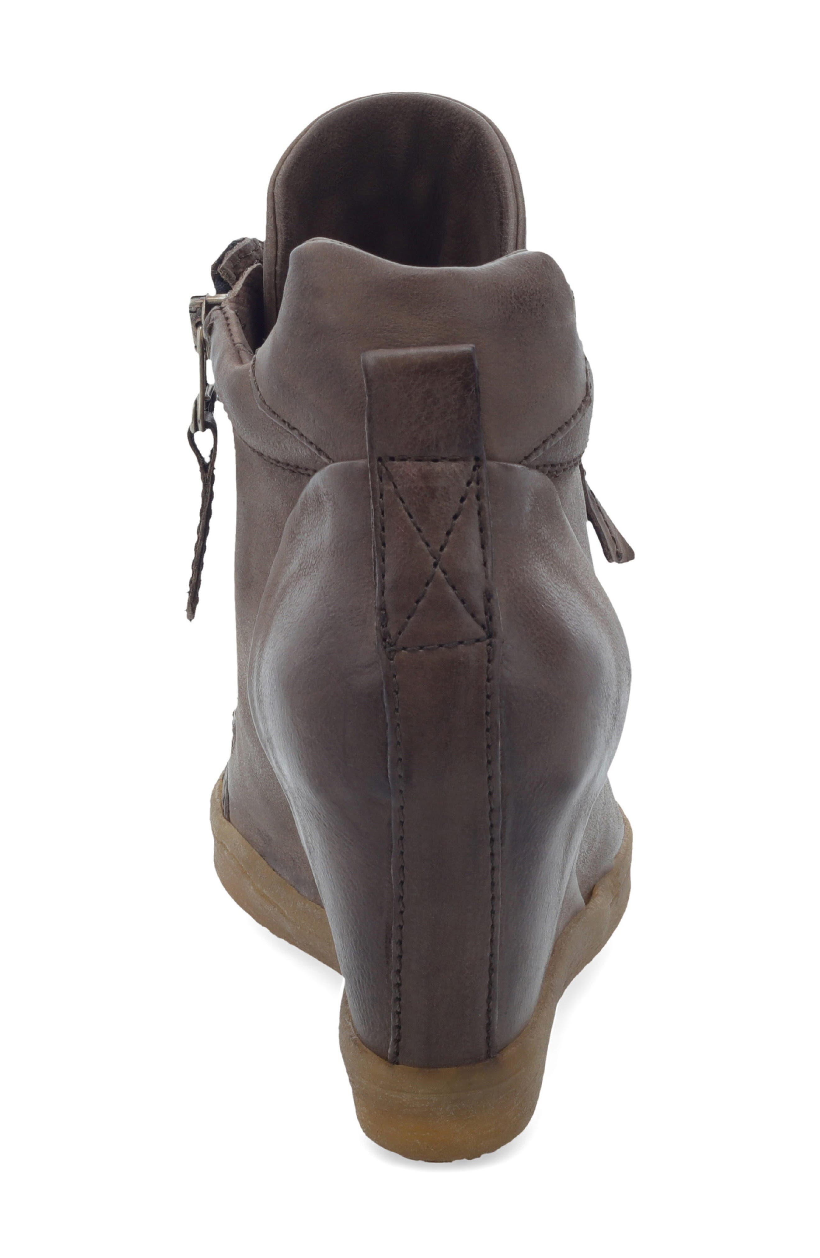 Adela Wedge Bootie, Alternate, color, LATTE LEATHER
