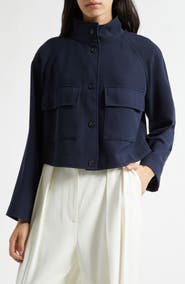 BOSS Jotana Wrinkle Resistant Crepe Jacket