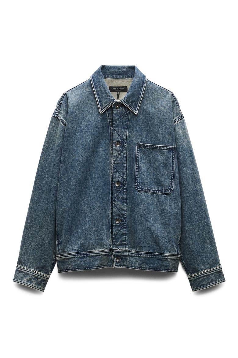 Cadence Denim Jacket, Alternate, color, CONNELL