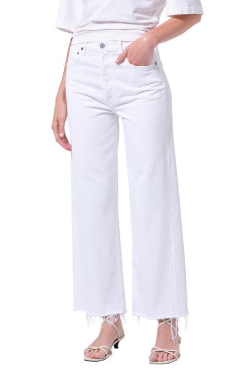 Ren High Waist Wide Leg Jeans (Marshmallow)