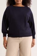 MAX STUDIO Dolman Elbow Sleeve Sweater