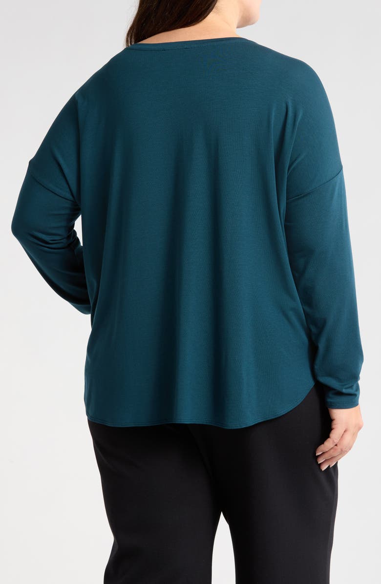 Eileen Fisher Fine Jersey Crewneck Top, Alternate, color,