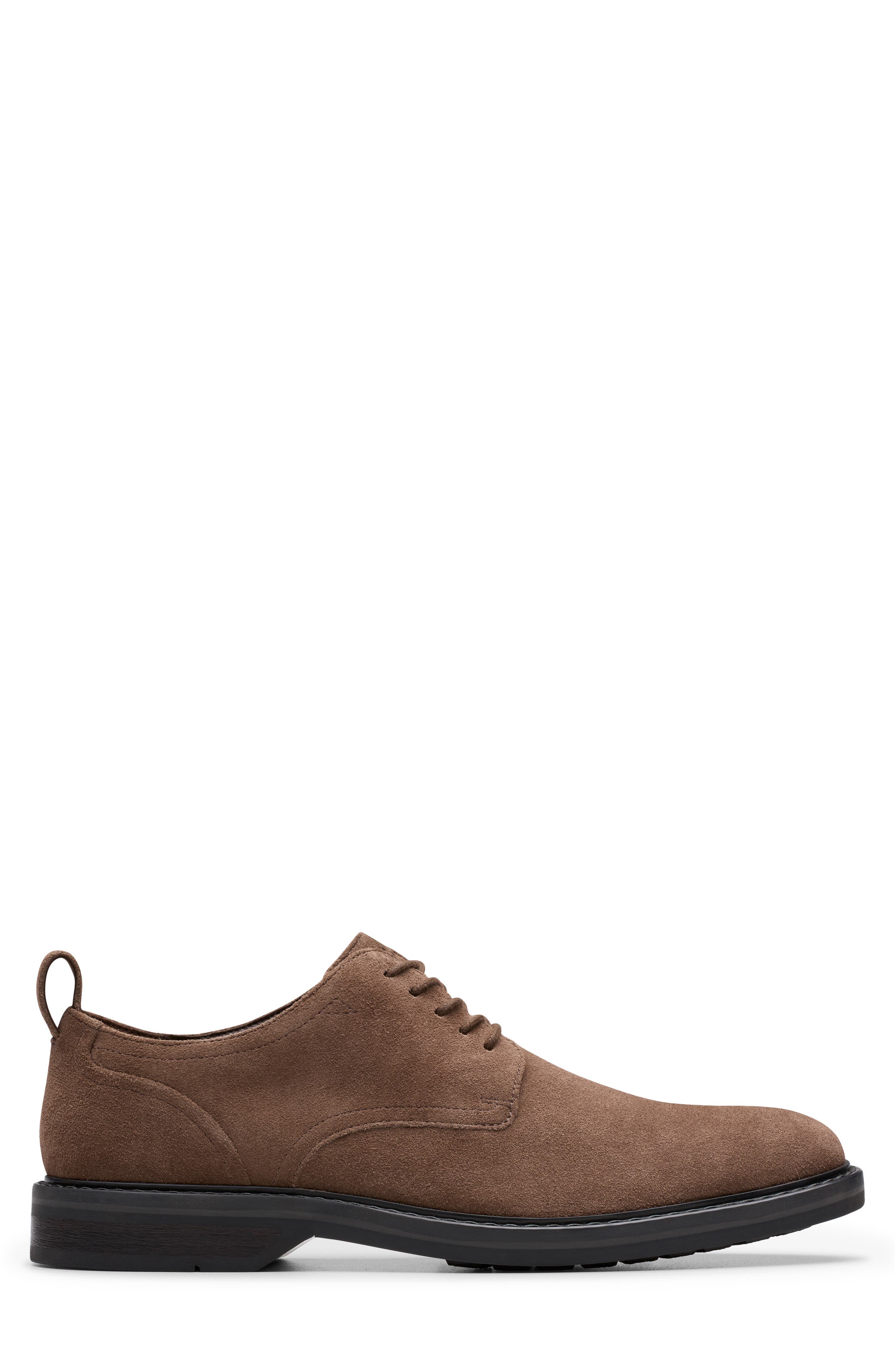 Aldwin Plain Toe Derby, Alternate, color, BROWN SDE