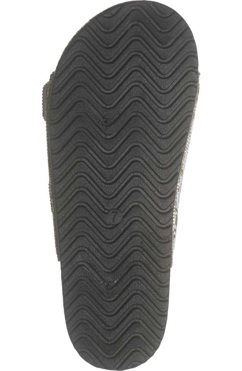 TOP MODA Spring Slide Sandal, Alternate, color, Gold Bead