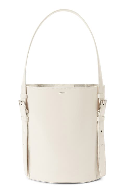 Ergonomic Leather Bucket Bag