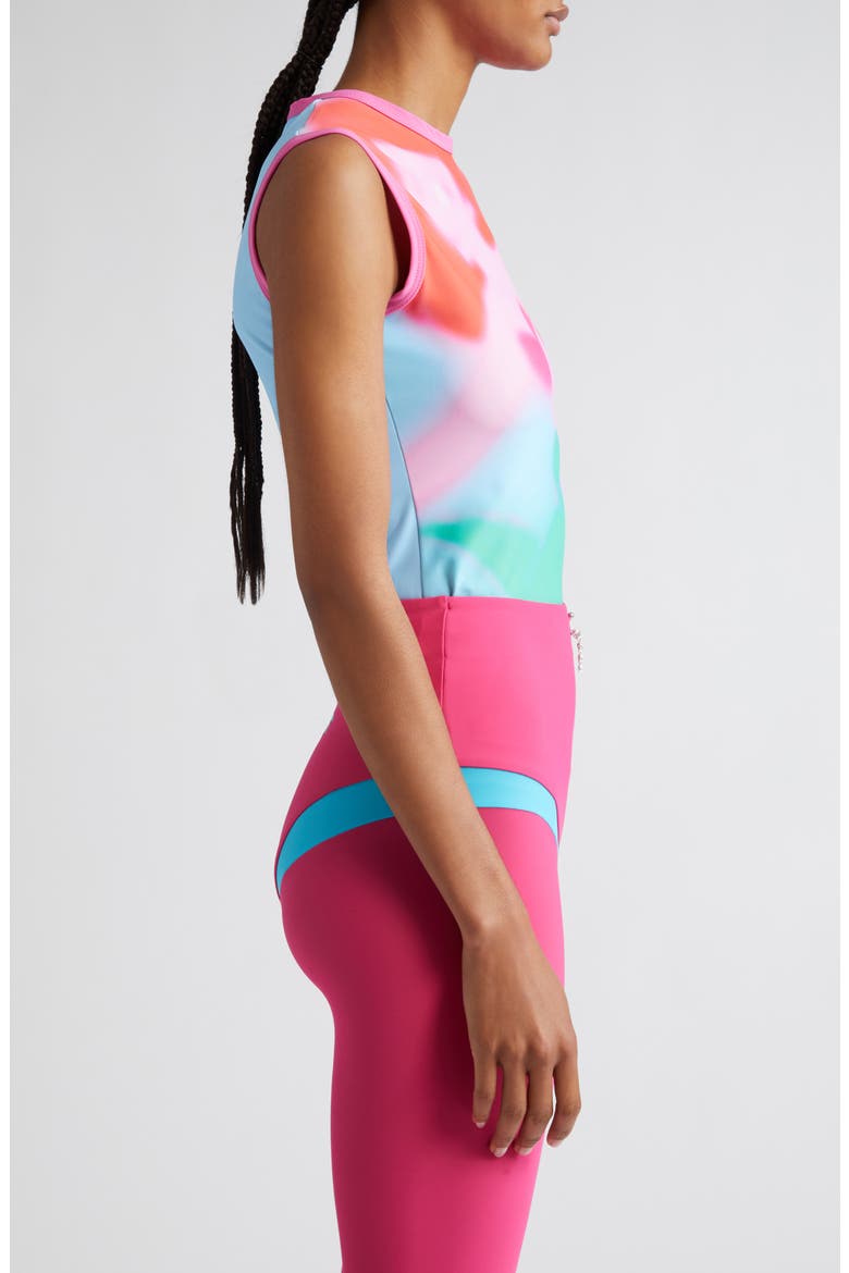 x Disney 'The Little Mermaid' Blurred Print Jersey Tank (Nordstrom Exclusive), Alternate, color, BLUE