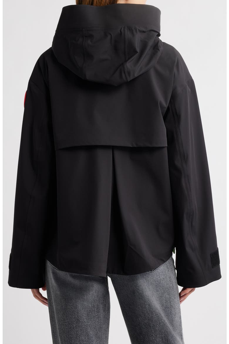 Tofino Hooded Rain Jacket, Alternate, color, BLACK