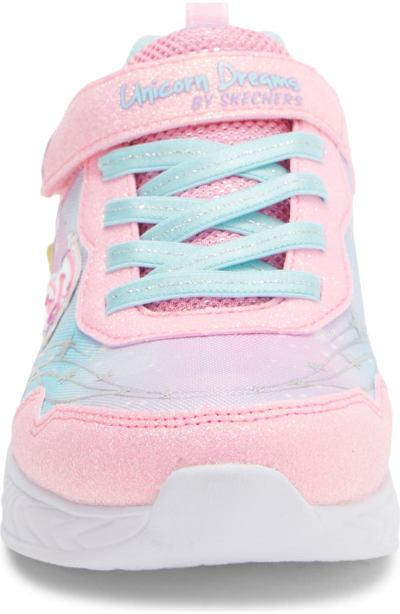 SKECHERS Kids' Unicorn Dreams Sneaker, Alternate, color, Pink Turquoise