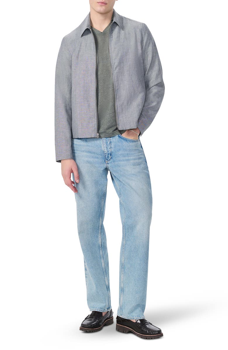 rag & bone Melrose Donegal Wool Blend Zip Jacket, Alternate, color,