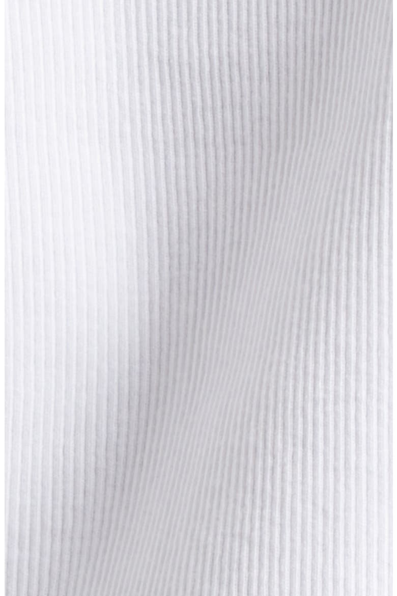 Lyric Button-Up Knit Shirt, Alternate, color, WHITE/WHITE
