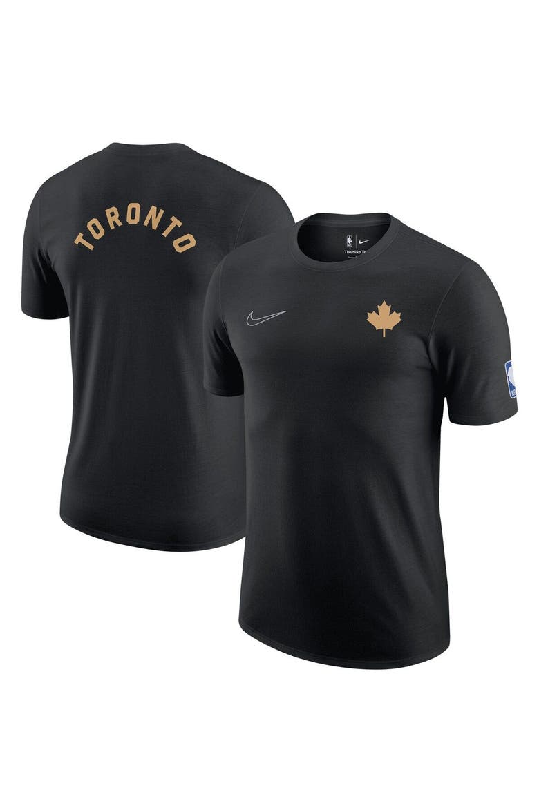 Men's Nike Black Toronto Raptors 2022/23 City Edition Courtside Max90 Backer T-Shirt, Main, color, Black