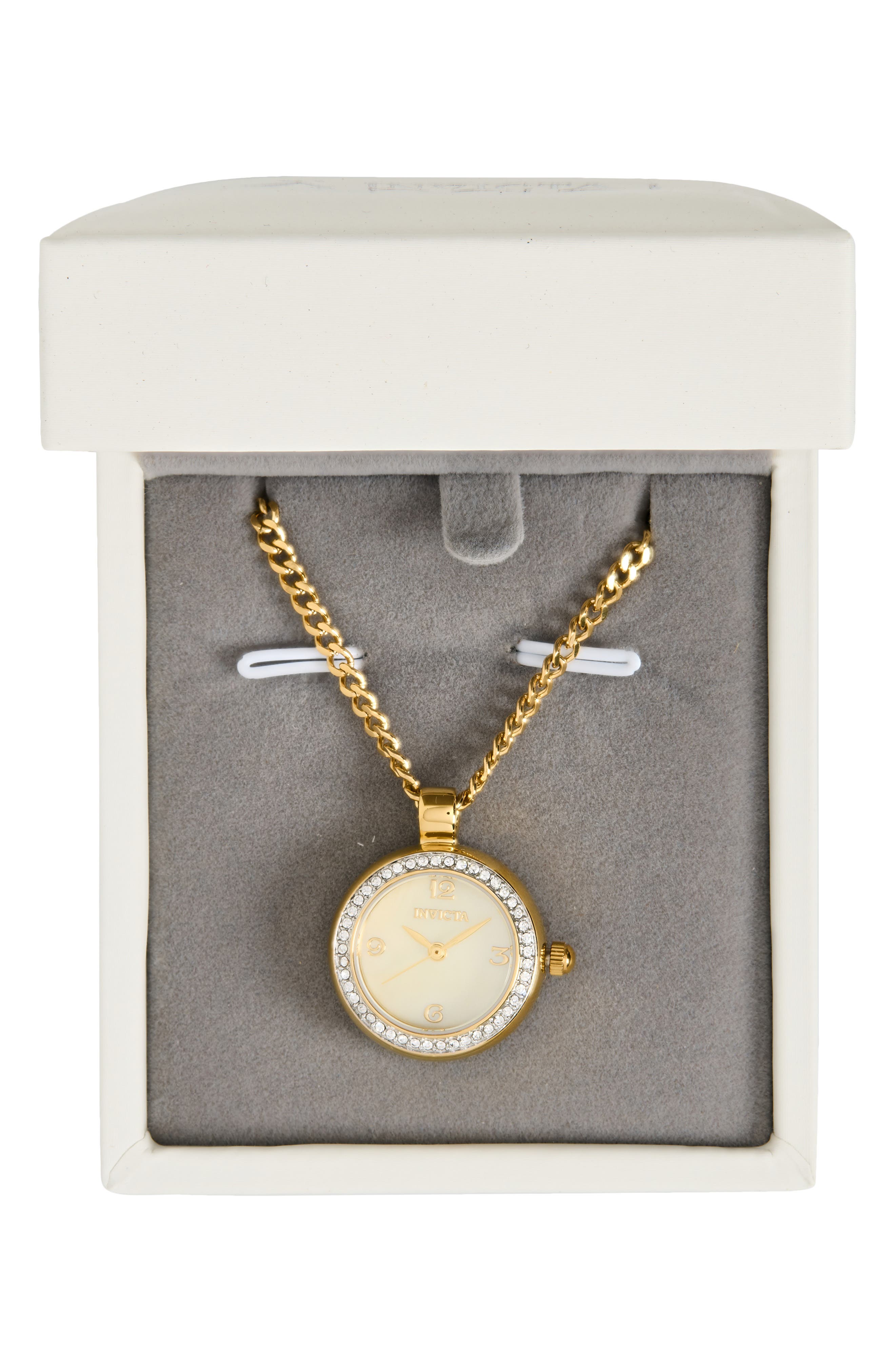 INVICTA Mini Watch Pendant Necklace, 22.5mm (Men) | Nordstromrack