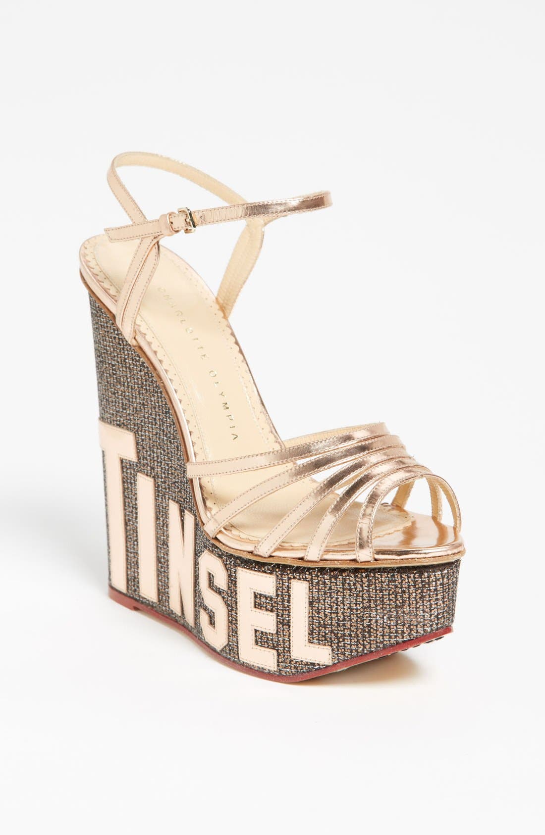 Charlotte Olympia 'Tinseltown' Sandal, Main, color, 