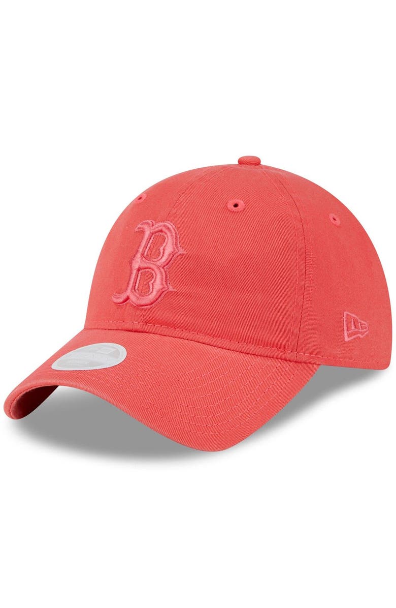 New Era Women's New Era Red Boston Red Sox Lava Core Classic 9TWENTY Snapback Hat, Main, color, 