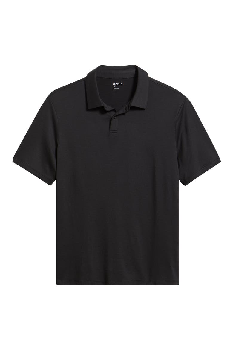 Dynamic Polo, Alternate, color, BLACK HEATHER