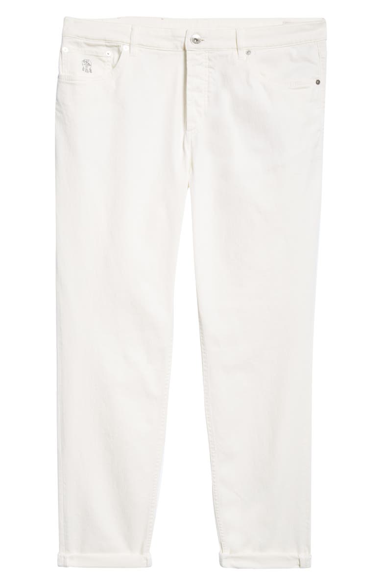 Brunello Cucinelli Straight Leg Jeans, Alternate, color, 