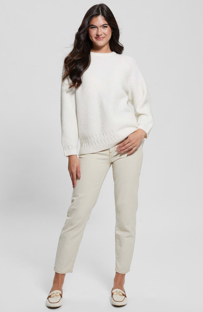 GUESS Margo Mixed Stitch Sweater, Alternate, color,