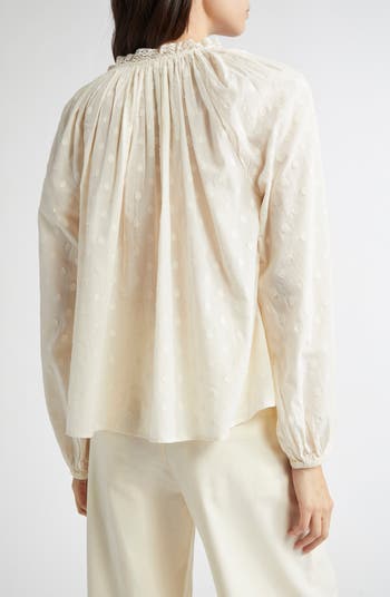 Ada Clip Dot Cotton Top